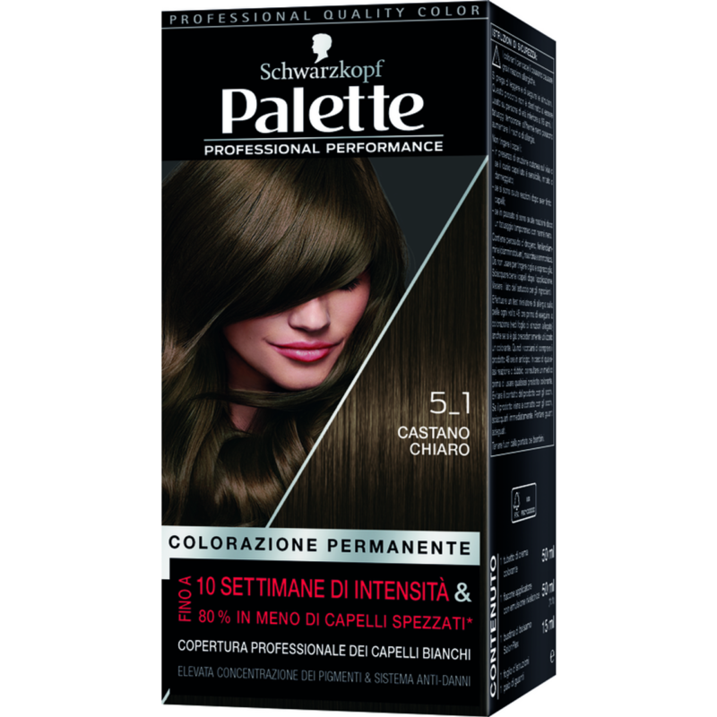 PALETTE COLORAZIONE PERMANENTE 5_1 CASTANO CHIARO