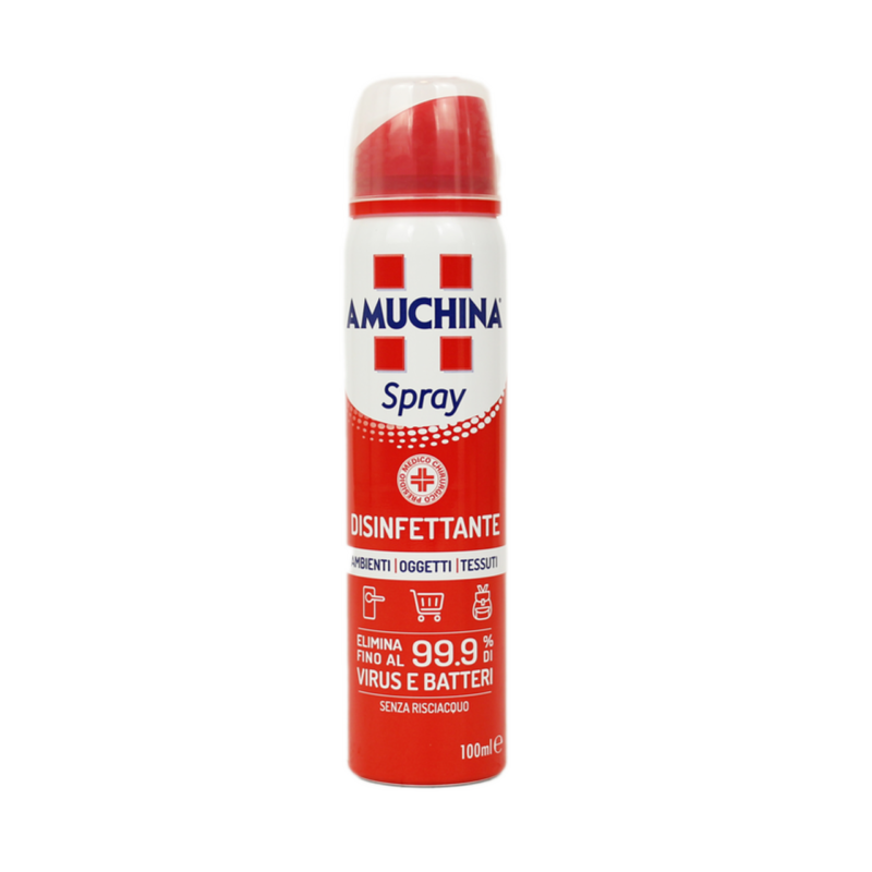 AMUCHINA DISINFETTANTE AMBIENTI, OGGETTI, TESSUTI, SPRAY 100 ML