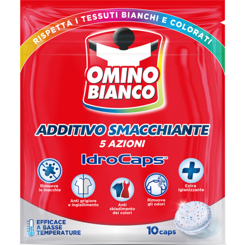 OMINO BIANCO ADDITIVO SMACCHIANTE 5 AZIONI IDROCAPS