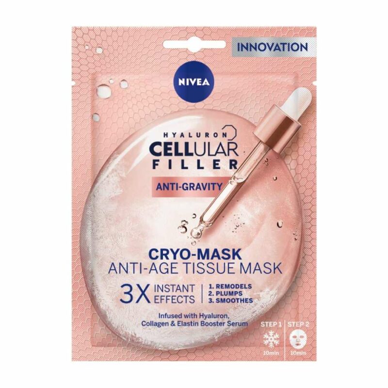 NIVEA HYALURON CELLULAR FILLER ANTI-GRAVITY ANTI-AGE MASCHERA IN TESSUTO