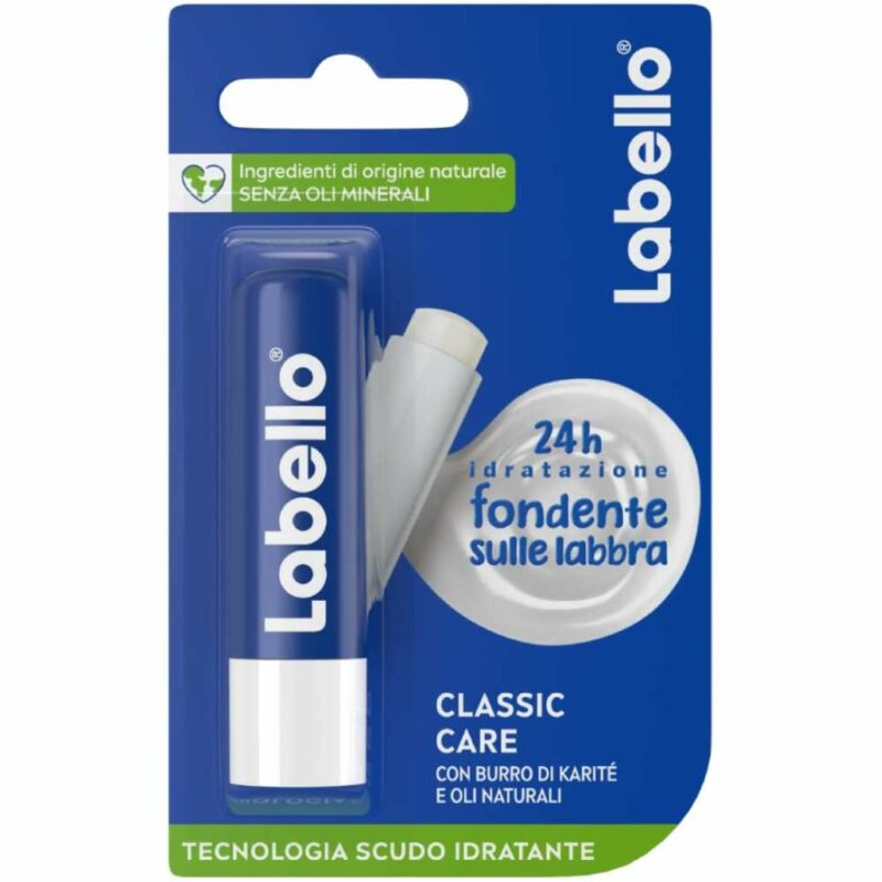 LABELLO CLASSIC CARE CON BURRO DI KARITÈ E OLI NATURALI
