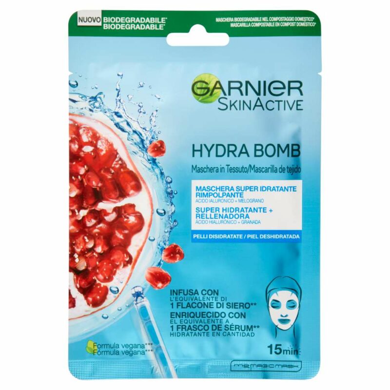GARNIER SKINACTIVE HYDRA BOMB MASCHERA IN TESSUTO