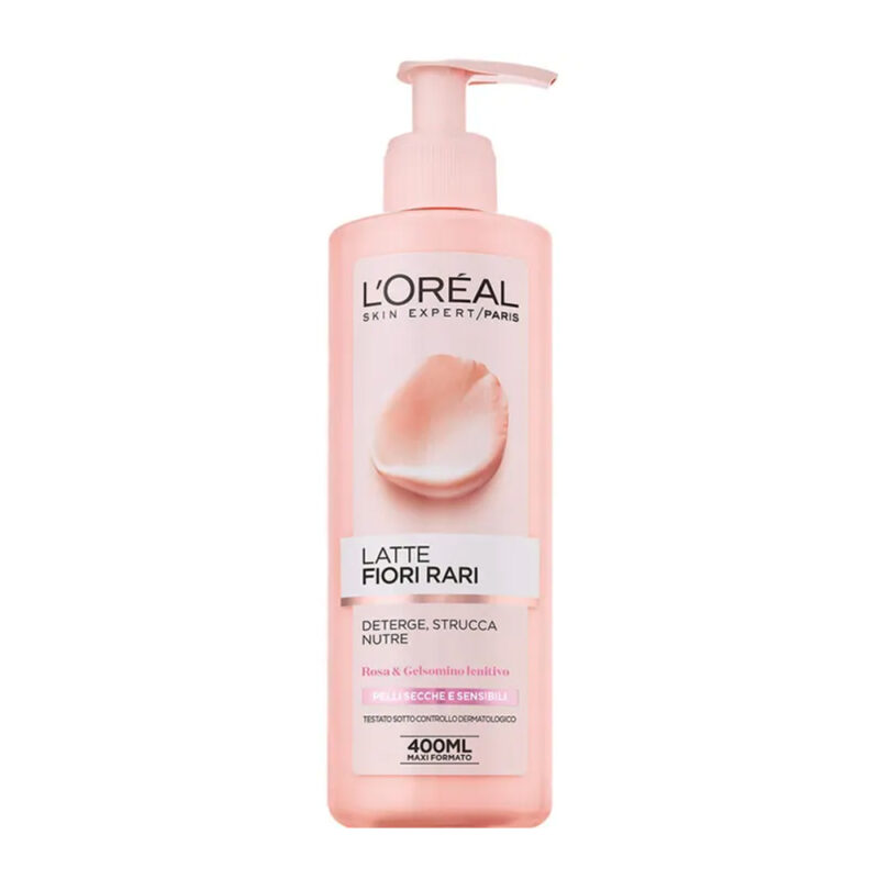 L'OREAL LATTE STRUCCANTE  FIORI RARI PELLI SECCHE E SENSIBILI