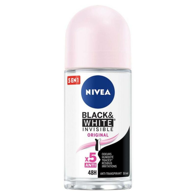 NIVEA DEODORANTE ROLL-ON BLACK & WHITE INVISIBLE