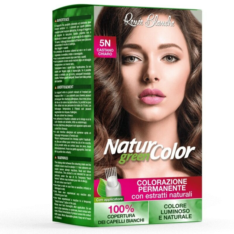RENEE BLANCHE TINTA PER CAPELLI COLORAZIONE PERMANENTE 5N CASTANO CHIARO