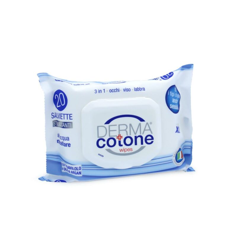 DERMA COTONE SALVIETTINE STRUCCANTI ALL'ACQUA MICELLARE