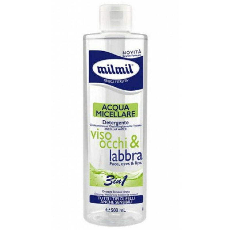 MIL MIL ACQUA MICELLARE VISO,OCCHI,LABBRA 3IN1