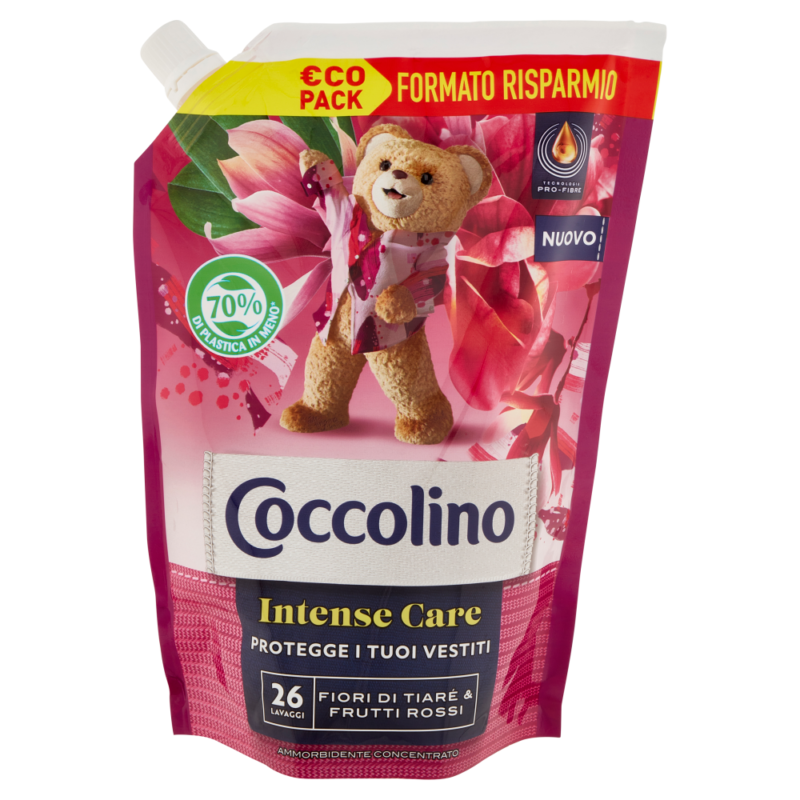 COCCOLINO AMMORBIDENTE CONCENTRATO FIORI DI TIARÈ E FRUTTI ROSSI