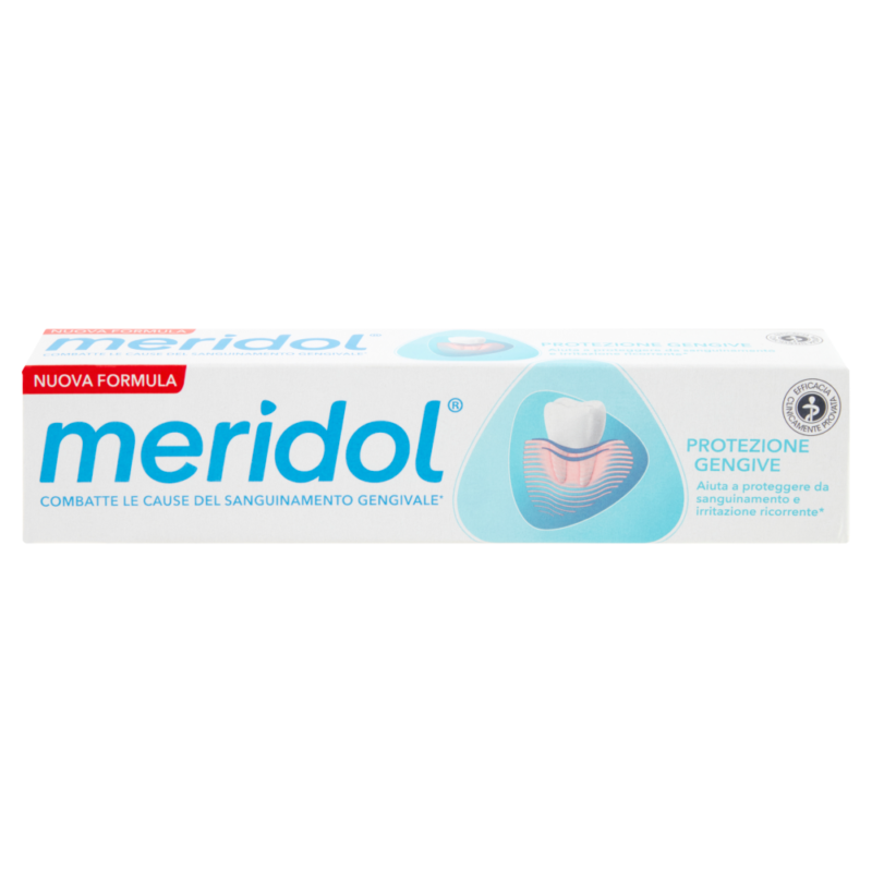 DENTIFRICIO MERIDOL PROTEZIONE GENGIVE COMBATTE LE CAUSE DEL SANGUINAMENTO GENGIVALE