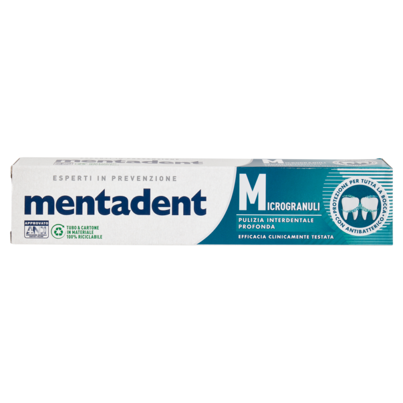 DENTIFRICIO MENTADENT MICROGRANULI PULIZIA INTERDENTALE PROFONDA