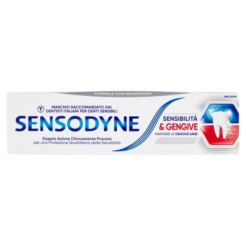 SENSODYNE SENSIBILITÀ E GENGIVE + WHITENING