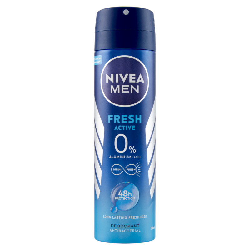 DEODORANTE NIVEA MEN FRESH ACTIVE 0% ALLUMINIO
