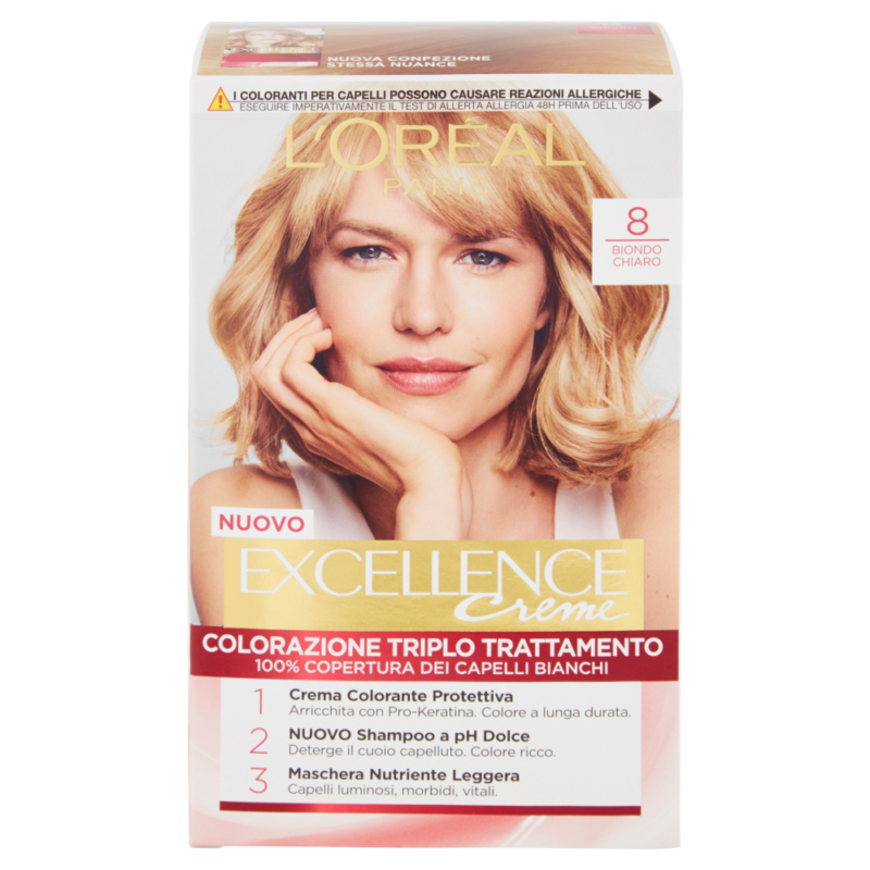 L'OREAL EXCELLENCE CREME 8 BIONDO CHIARO