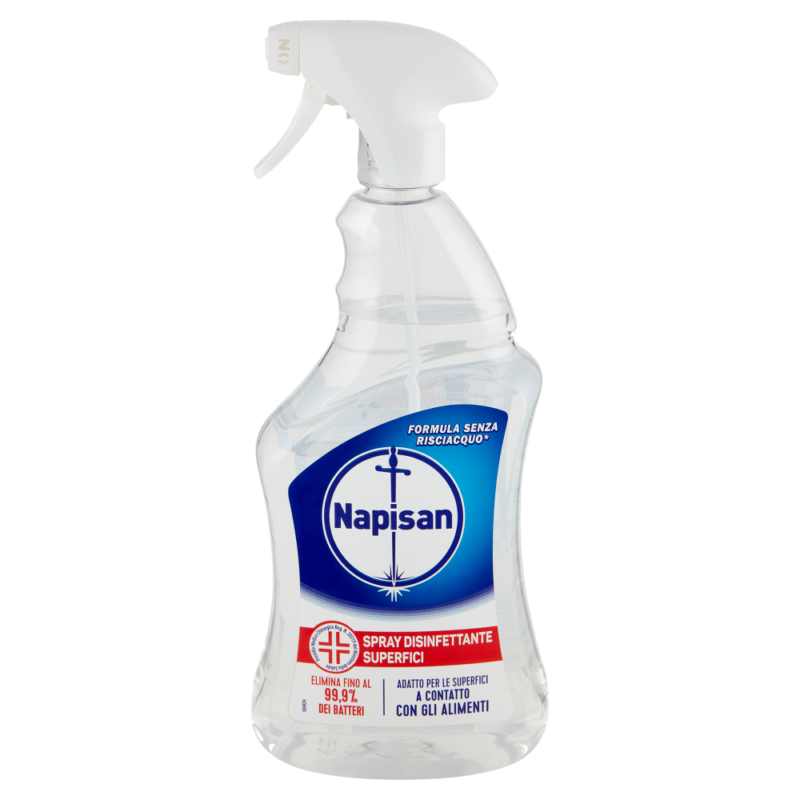 NAPISAN SPRAY DISINFETTANTE PER SUPERFICI SENZA RISCIACQUO