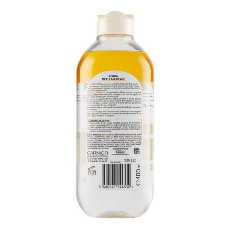 GARNIER SKINACTIVE ACQUA MICELLARE BIFASE - immagine 2