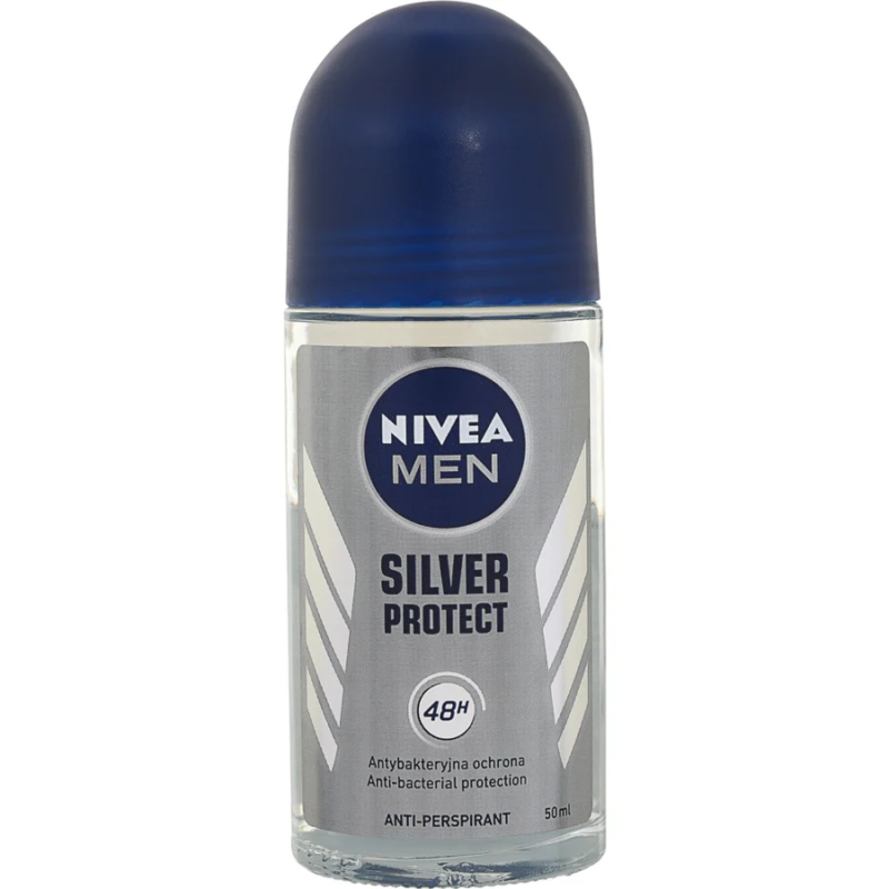 NIVEA DEODORANTE ROLL-ON MEN SILVER PROTECT