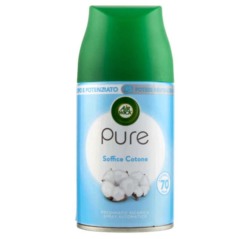 AIR WICK FRESHMATIC RICARICA PURE SOFFICE COTONE 250ml