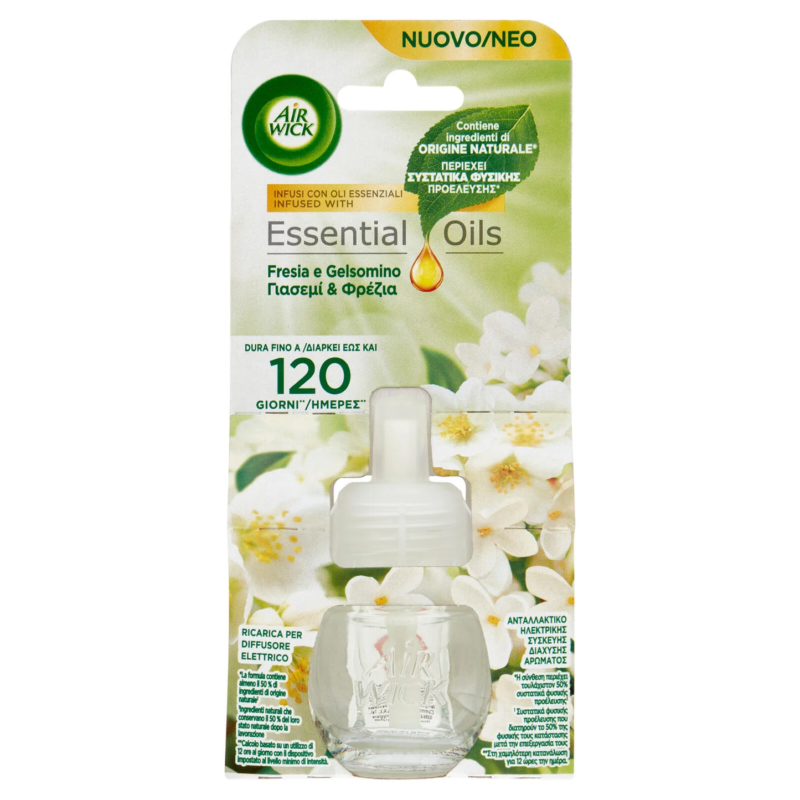 AIR WICK RICARICA ELETTRICA FRESIA E GELSOMINO 19ML