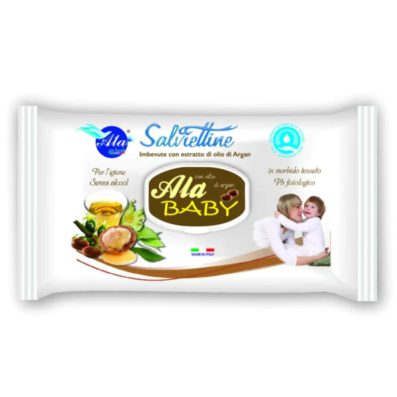 ALA SALVIETTE OLIO DI ARGAN X72