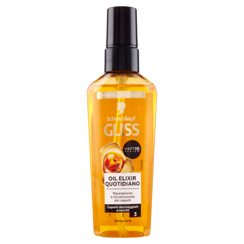 GLISS OIL ELIXIR QUOTIDIANO CAPELLI DANNEGGIATI E SECCHI