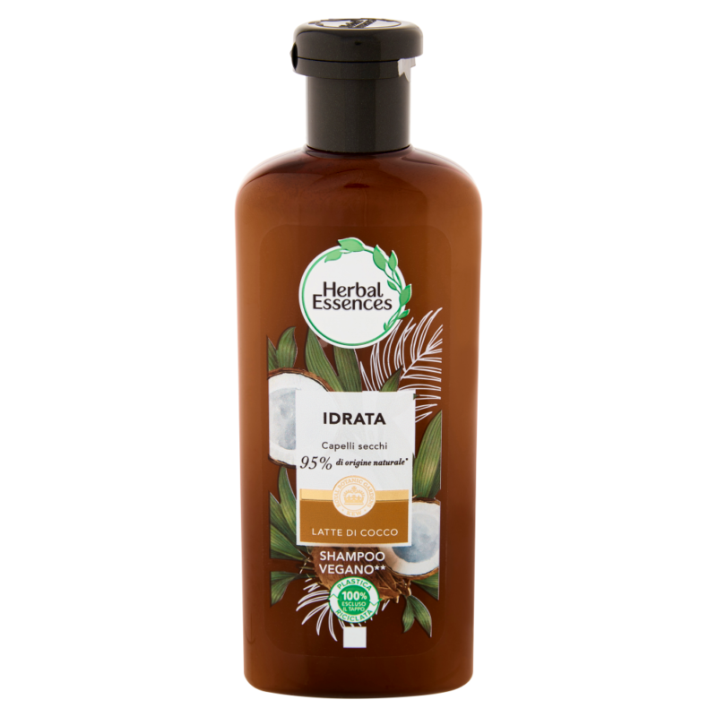 HERBAL ESSENCES SHAMPOO VEGANO LATTE DI COCCO CAPELLI SECCHI