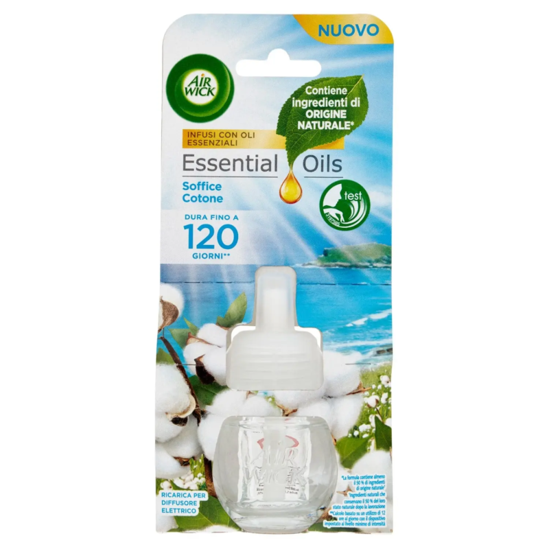 AIR WICK RICARICA ELETTRICA SOFFICE COTONE 19ML